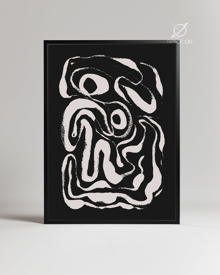 Abstract Spiral Poster Tablosu