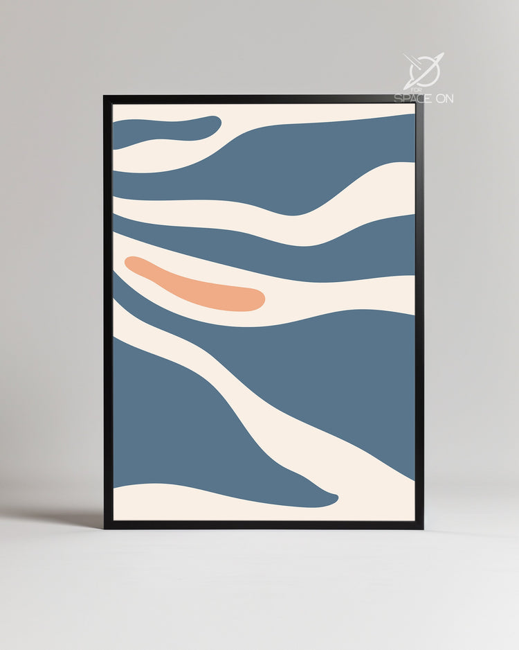 Abstract Sun Poster Tablosu