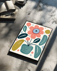 Abstract Vase Poster Tablosu