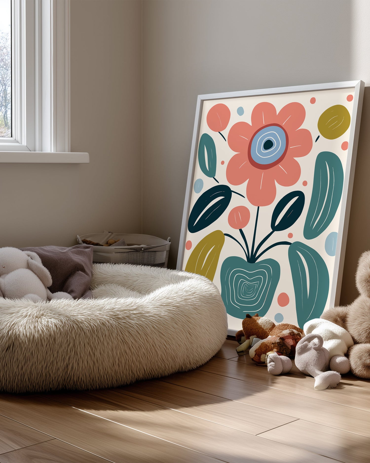 Abstract Vase Poster Tablosu