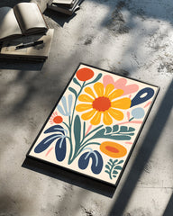 Abstrait Chaude Poster Tablosu