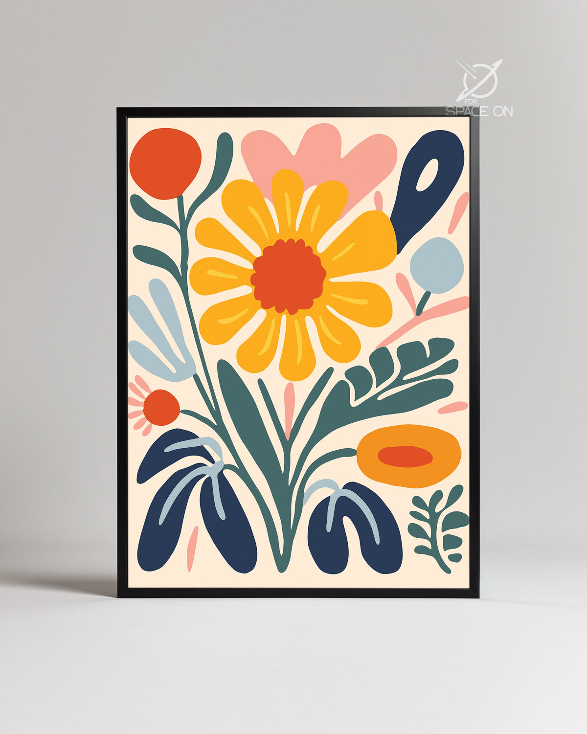 Abstrait Chaude Poster Tablosu