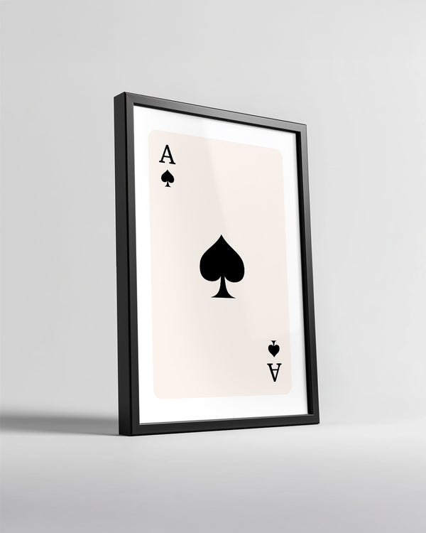 Ace Black Poster Tablosu