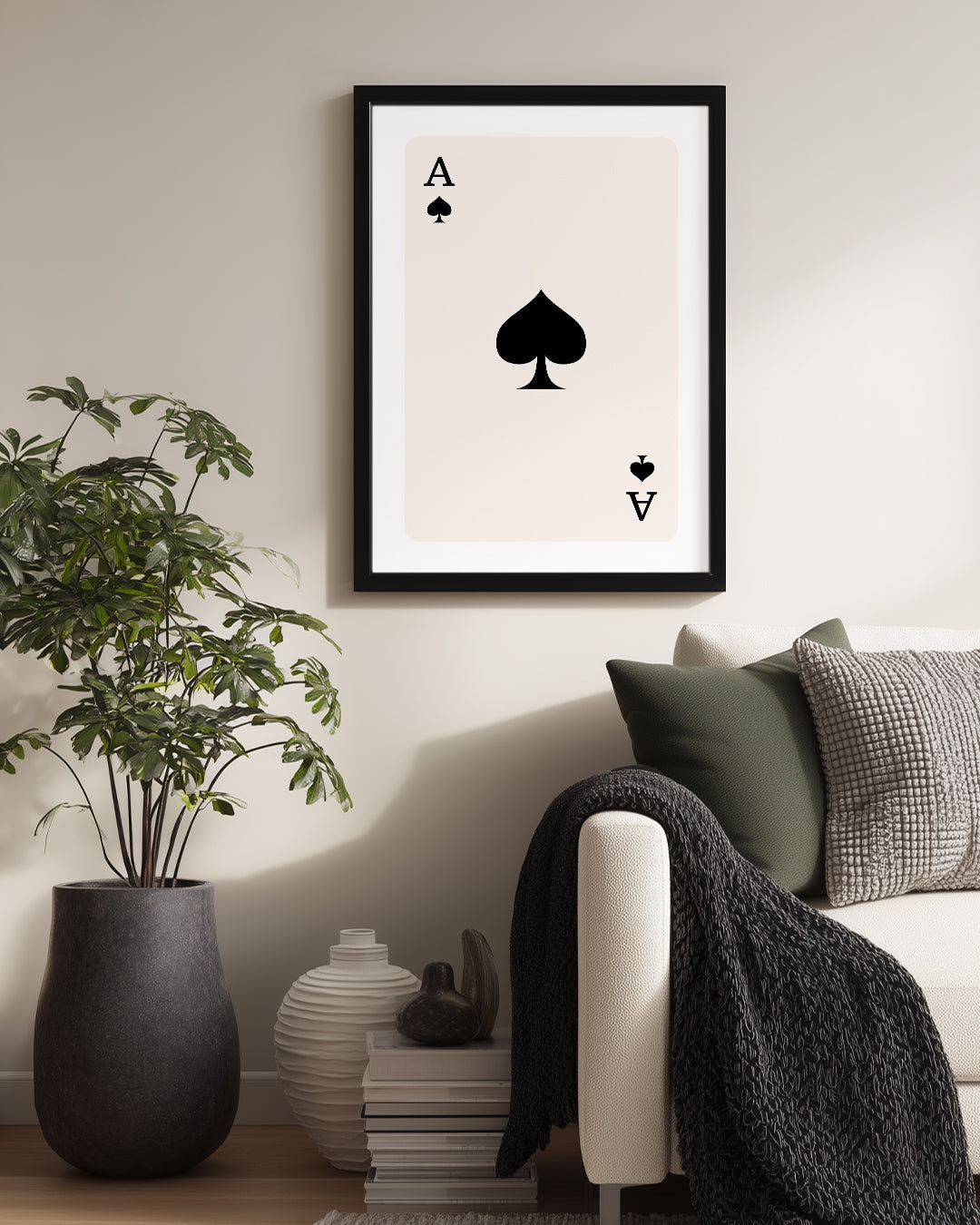 Ace Black Poster Tablosu