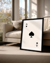 Ace Black Poster Tablosu