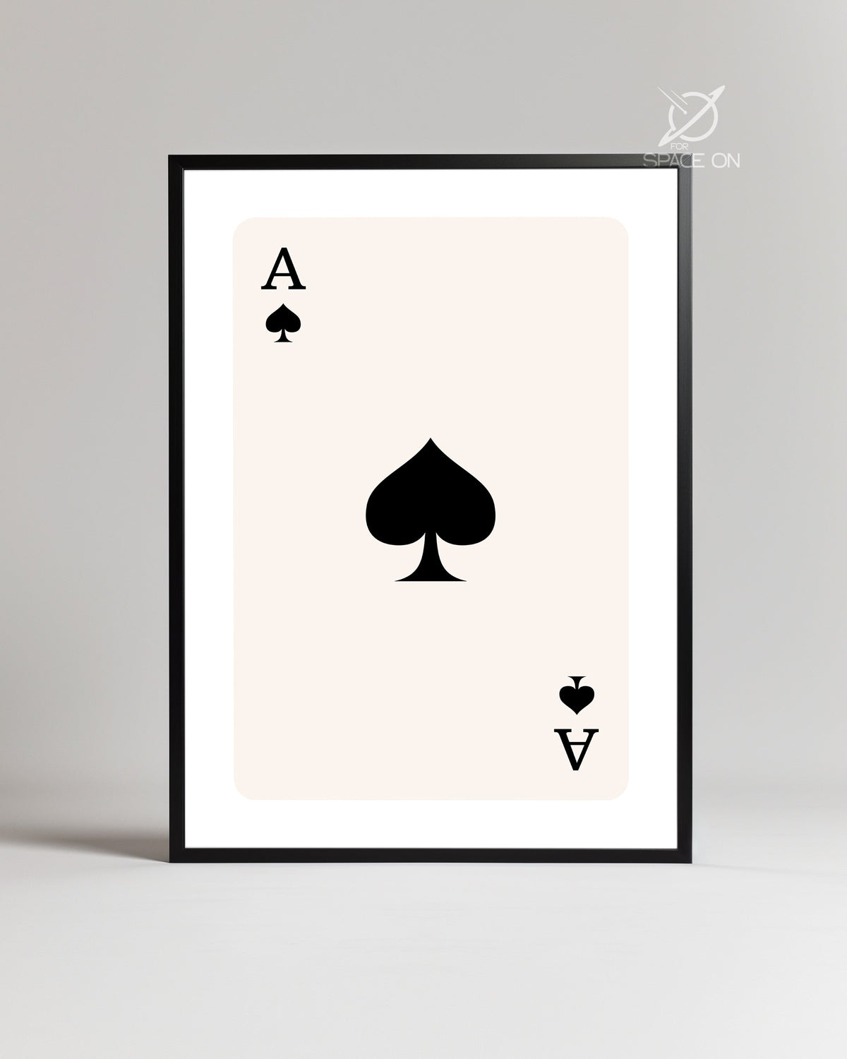 Ace Black Poster Tablosu