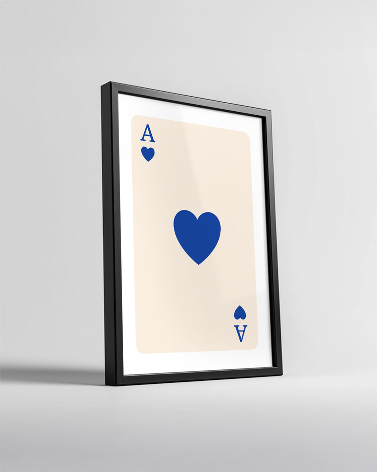 Ace Blue Poster Tablosu