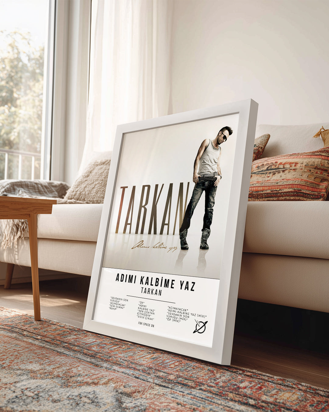 Adımı Kalbime Yaz - Tarkan Poster Tablosu