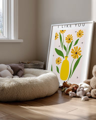 Adore Jaune Poster Tablosu