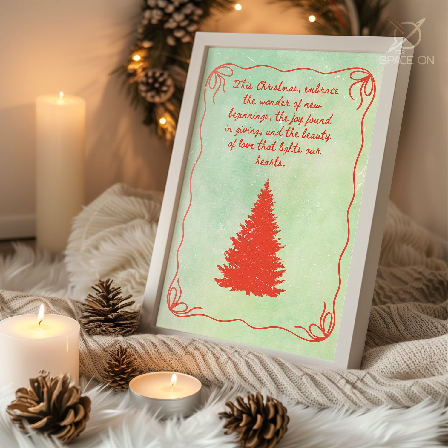 Advent Calendar Art Poster Tablosu