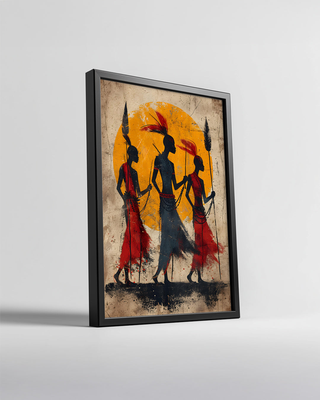Afrika Savaşçıları - Etnik Poster Tablosu