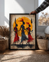 Afrika Savaşçıları - Etnik Poster Tablosu