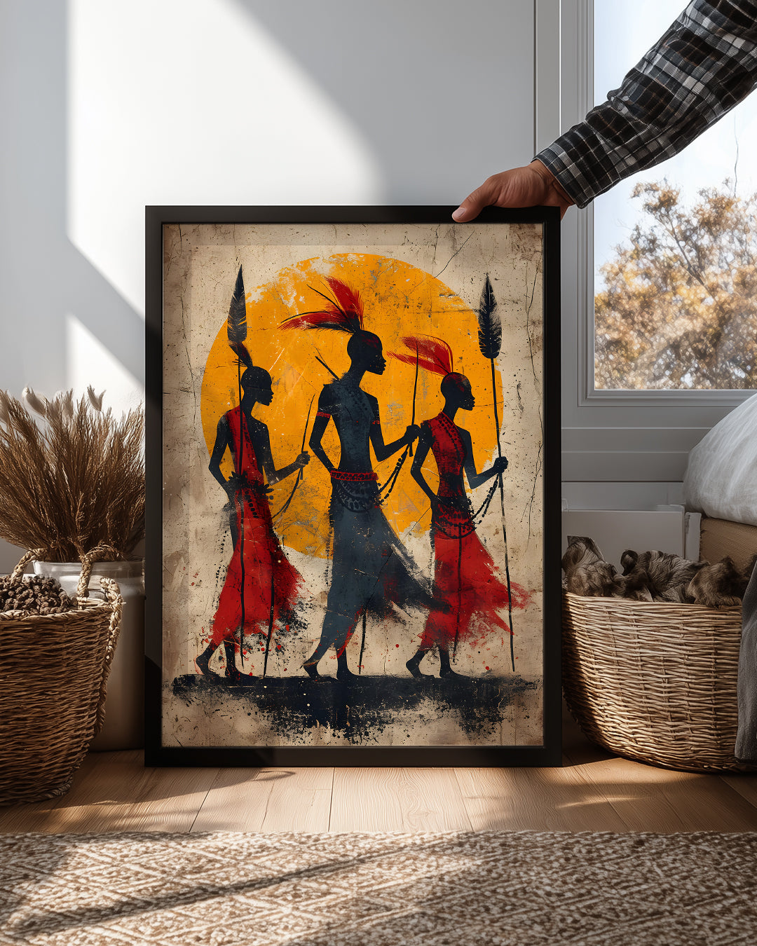 Afrika Savaşçıları - Etnik Poster Tablosu