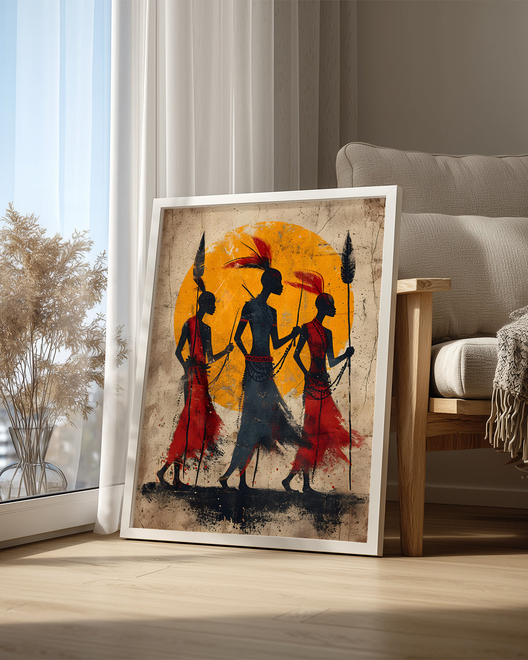 Afrika Savaşçıları - Etnik Poster Tablosu