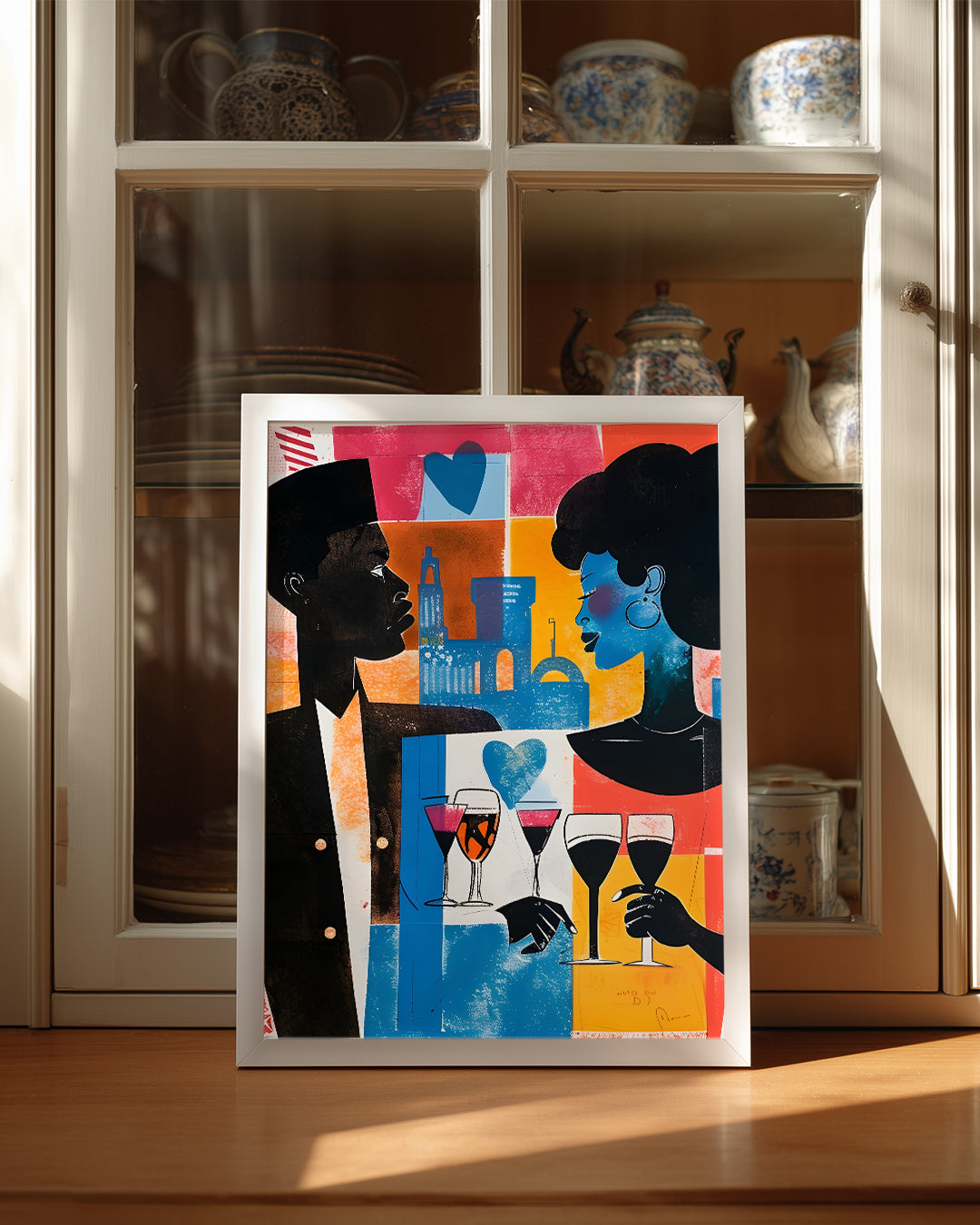 Afrikalı Çift - Etnik Poster Tablosu