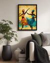 Afrikalı Dans Eden Kadınlar - Etnik Poster Tablosu