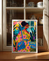 Afrikalı Kadın Moda Ve Doğası - Etnik Poster Tablosu