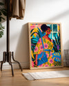 Afrikalı Kadın Moda Ve Doğası - Etnik Poster Tablosu