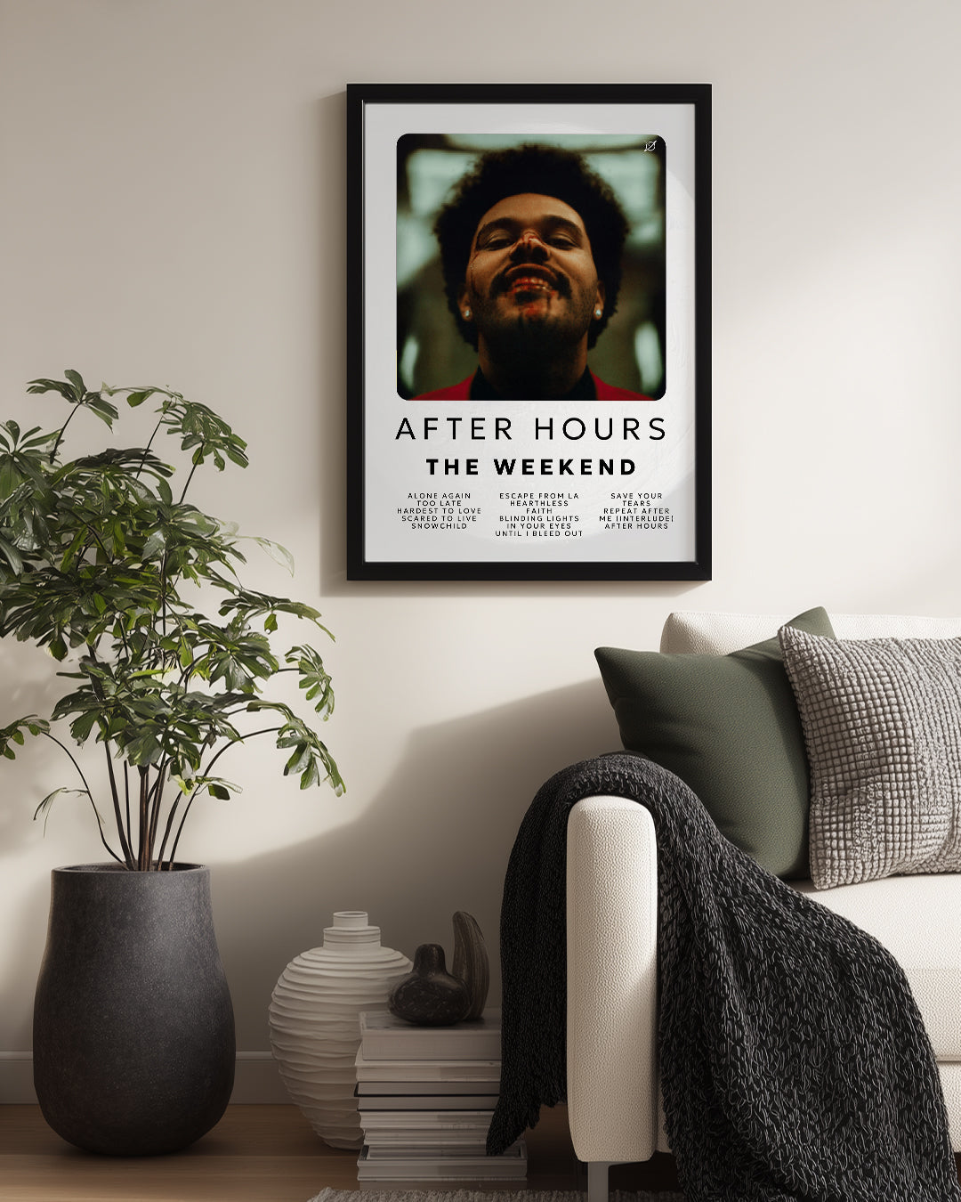 After Hours - The Weeknd Poster Tablosu