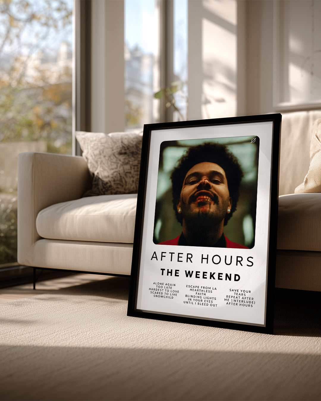 After Hours - The Weeknd Poster Tablosu