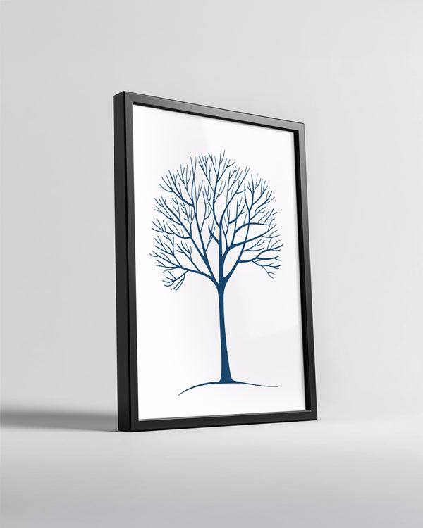 Ağaç - Dallanma Deseni Poster Tablosu