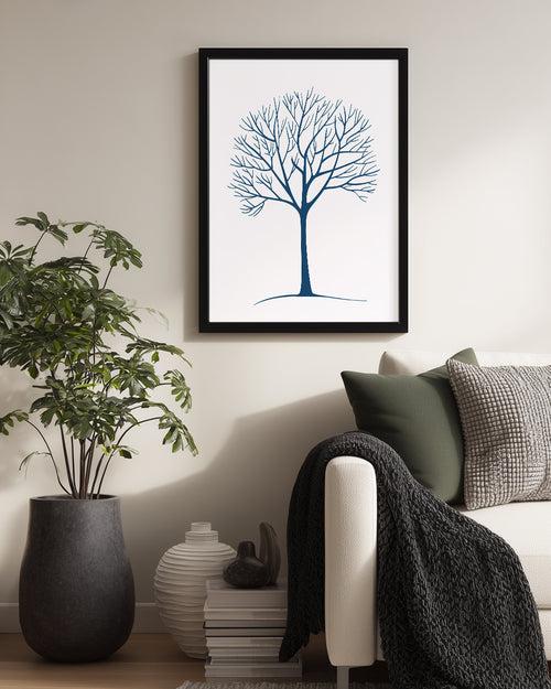 Ağaç - Dallanma Deseni Poster Tablosu