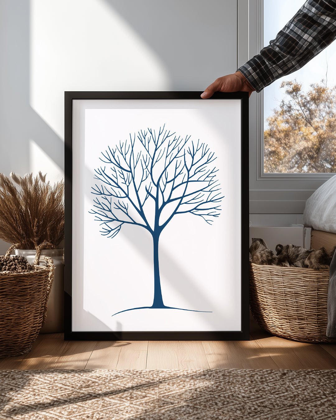 Ağaç - Dallanma Deseni Poster Tablosu