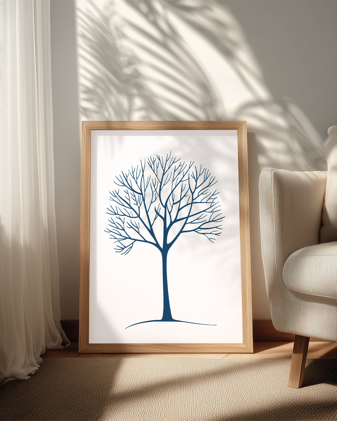 Ağaç - Dallanma Deseni Poster Tablosu