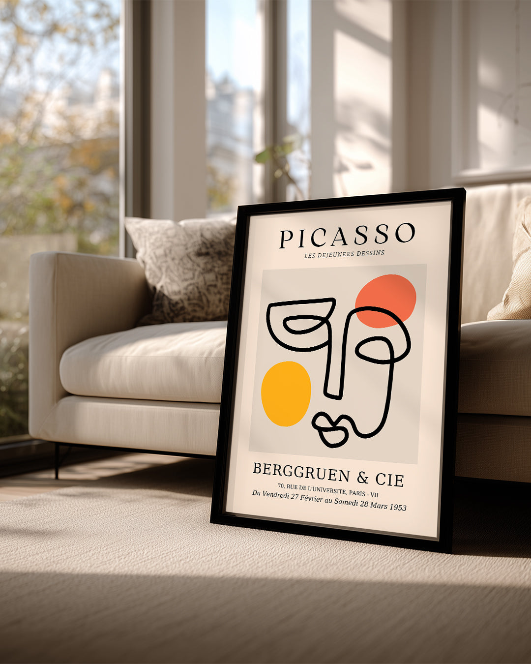 Ağır Başlılık - Pablo Picasso - 1953 Poster Tablosu