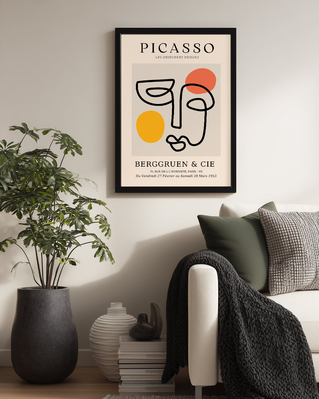 Ağır Başlılık - Pablo Picasso - 1953 Poster Tablosu