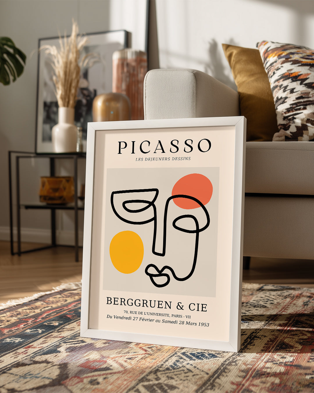 Ağır Başlılık - Pablo Picasso - 1953 Poster Tablosu