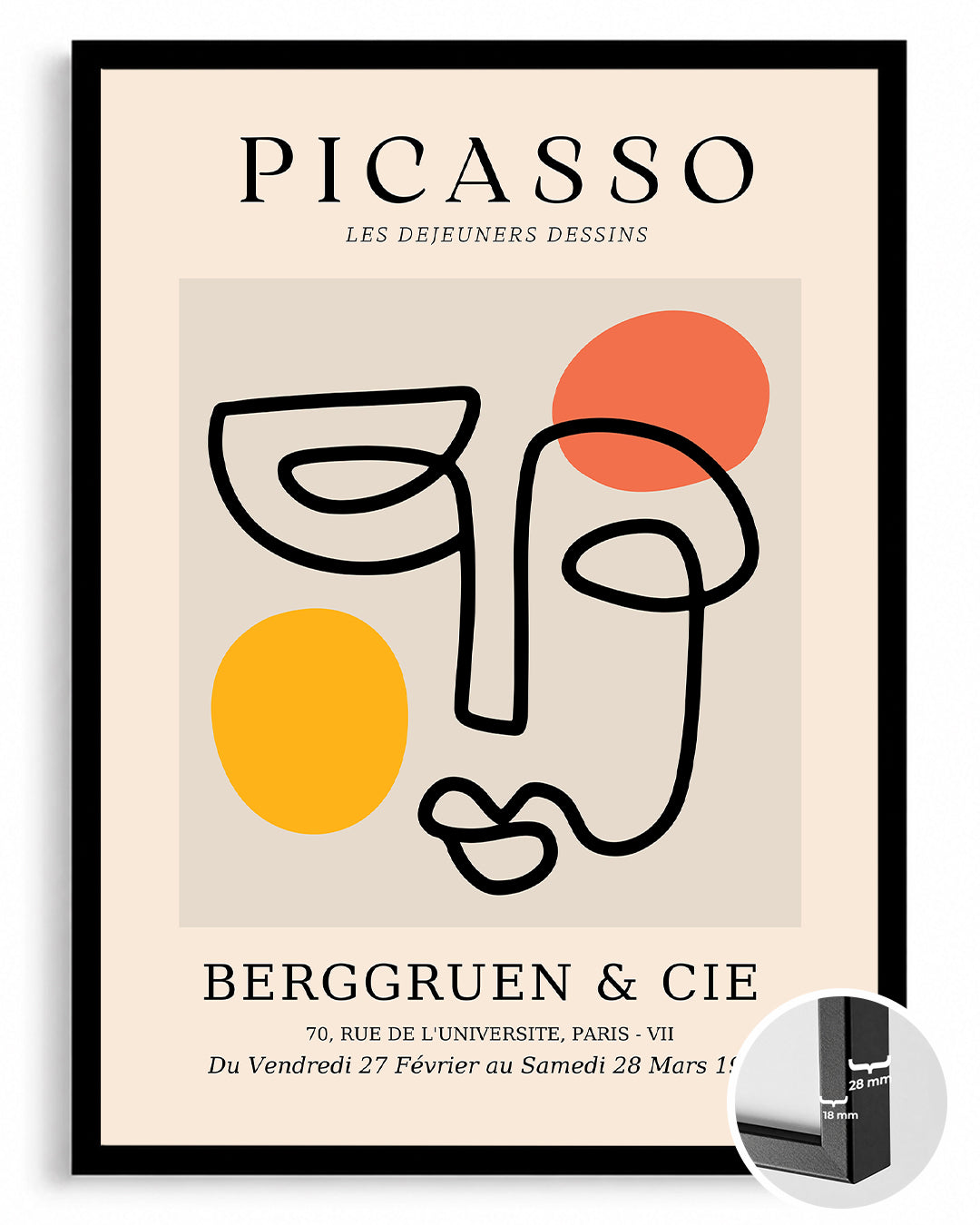 Ağır Başlılık - Pablo Picasso - 1953 Poster Tablosu