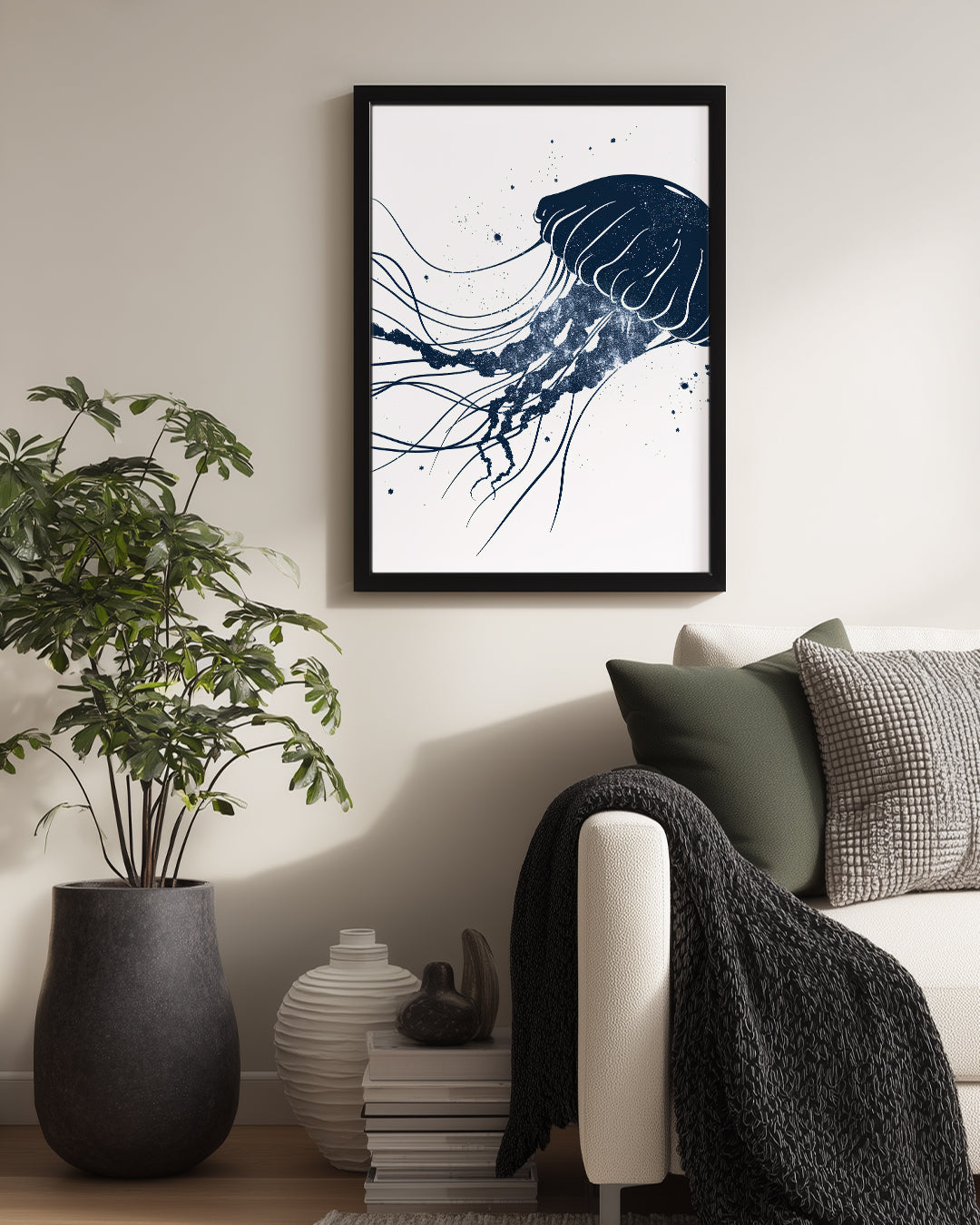 Ahtapot - Deniz Derinliklerinde Poster Tablosu