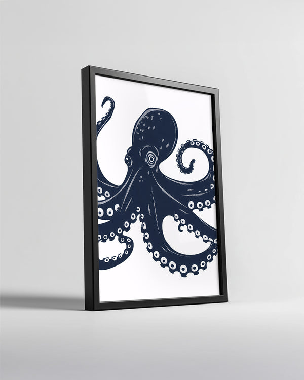 Ahtapot - Sekiz Kol Yapısı Poster Tablosu