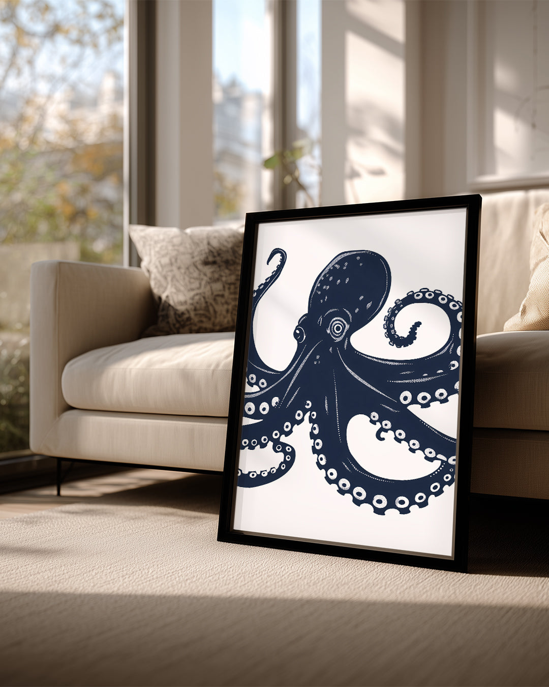 Ahtapot - Sekiz Kol Yapısı Poster Tablosu