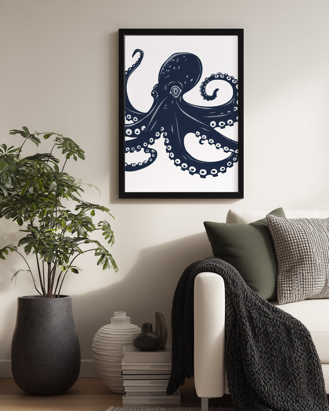 Ahtapot - Sekiz Kol Yapısı Poster Tablosu