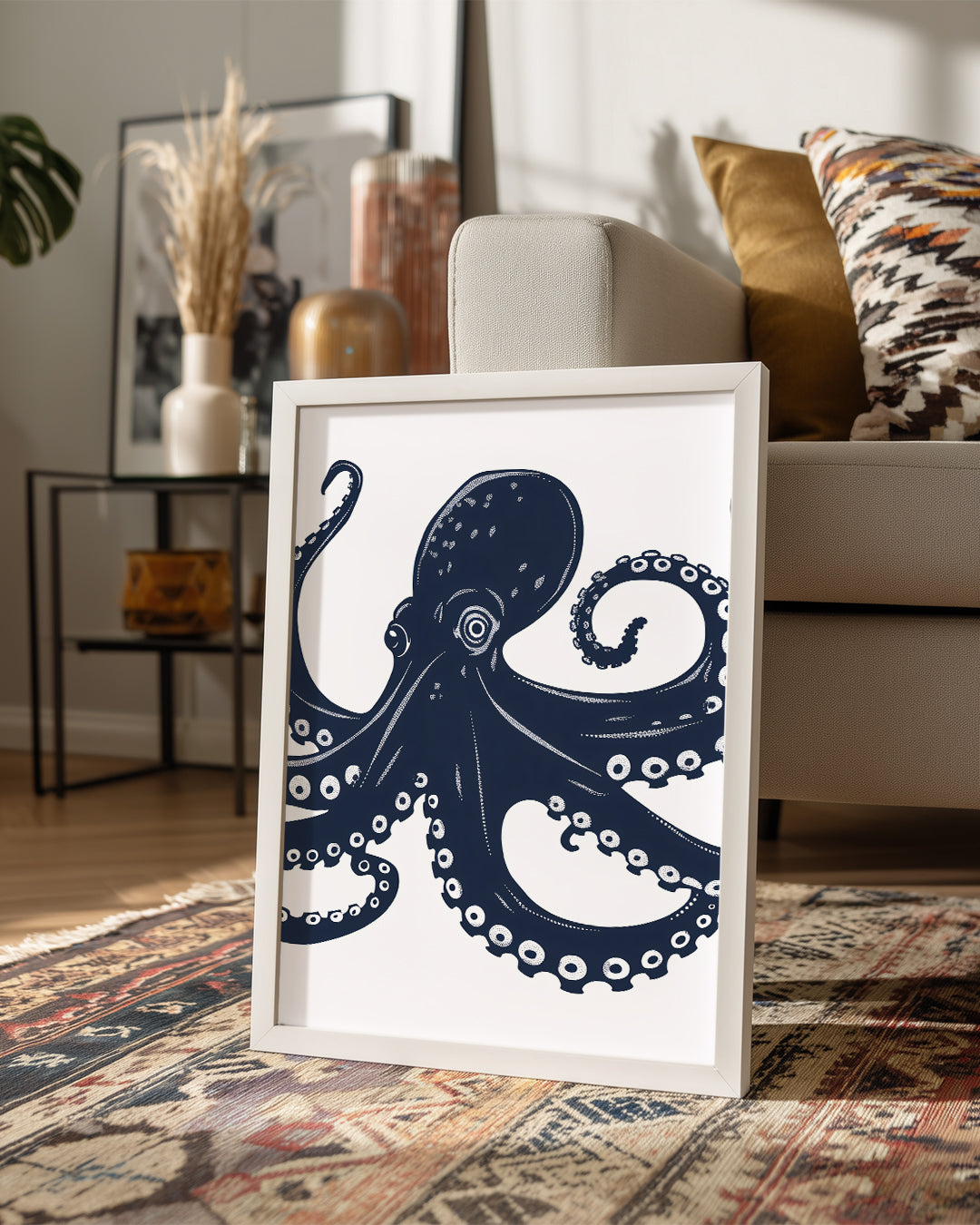 Ahtapot - Sekiz Kol Yapısı Poster Tablosu