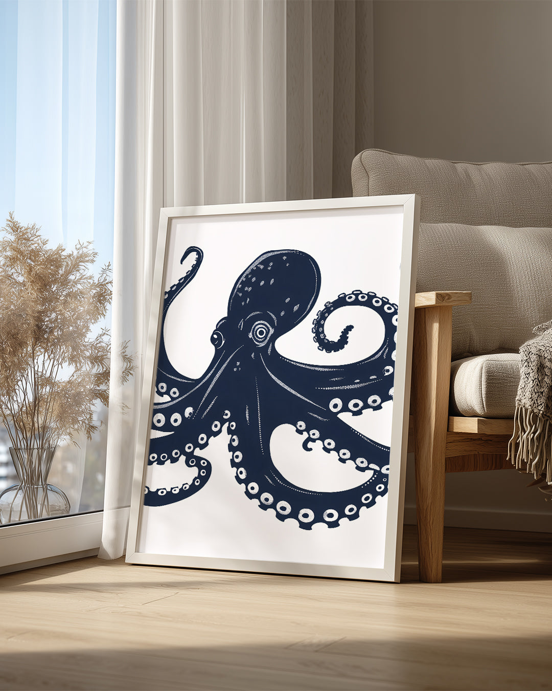 Ahtapot - Sekiz Kol Yapısı Poster Tablosu