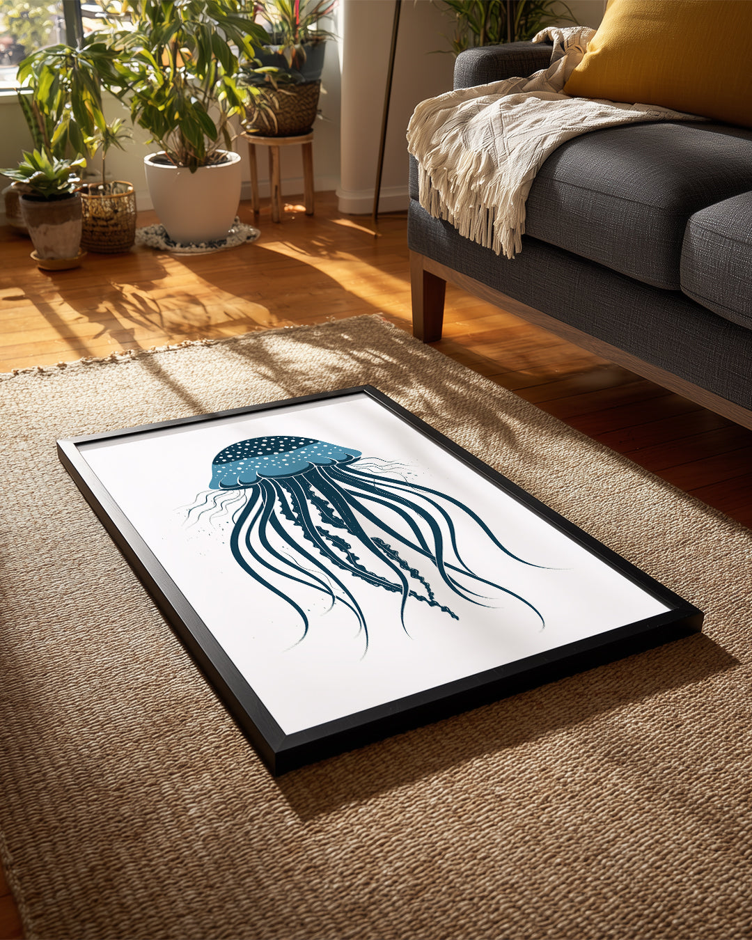 Ahtapot - Uzun Kolları ile Deniz Derinlikleri Poster Tablosu
