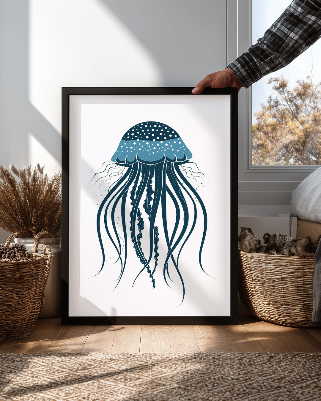 Ahtapot - Uzun Kolları ile Deniz Derinlikleri Poster Tablosu