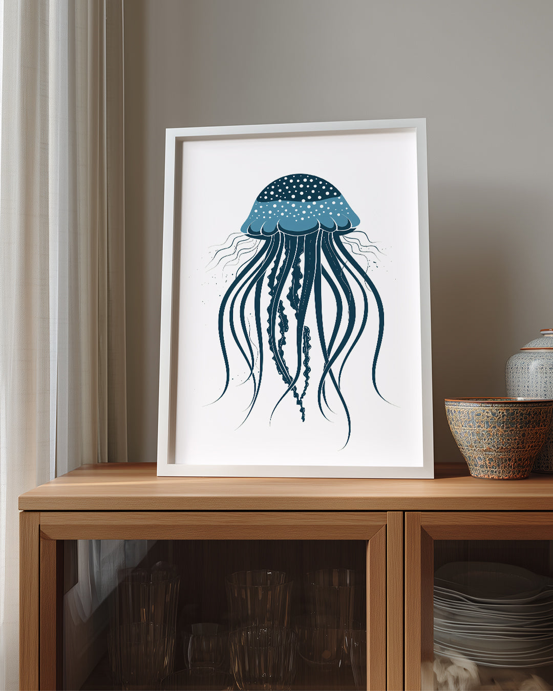Ahtapot - Uzun Kolları ile Deniz Derinlikleri Poster Tablosu