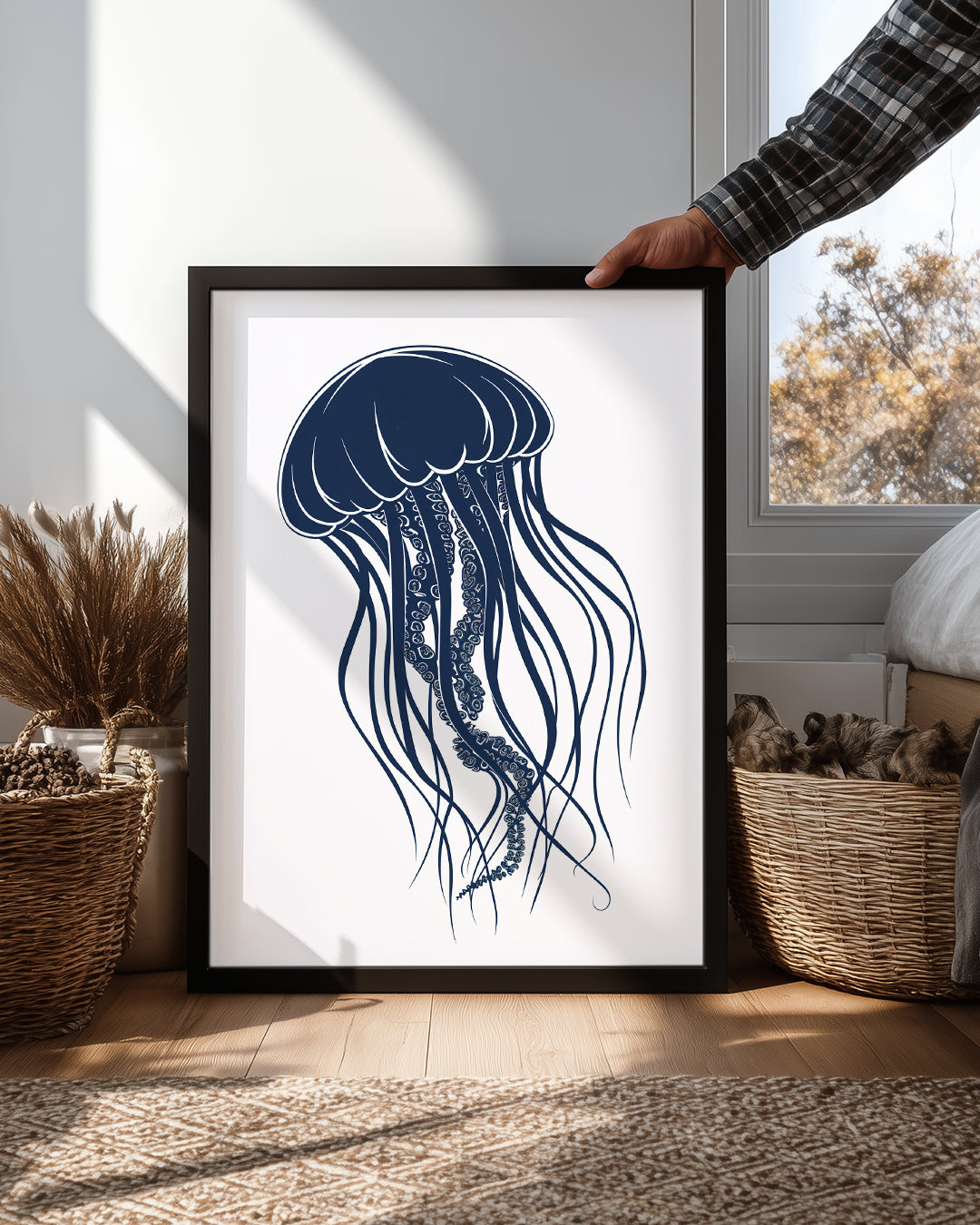 Ahtapot - Uzun Tentaküller Poster Tablosu