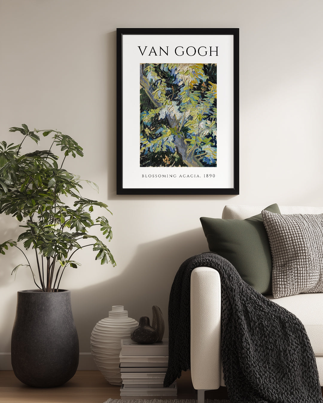Akasya Çiçekleri - Vincent van Gogh - 1890 Poster Tablosu