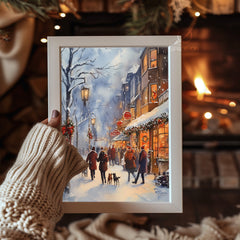 All Is Bright Text Poster Tablosu