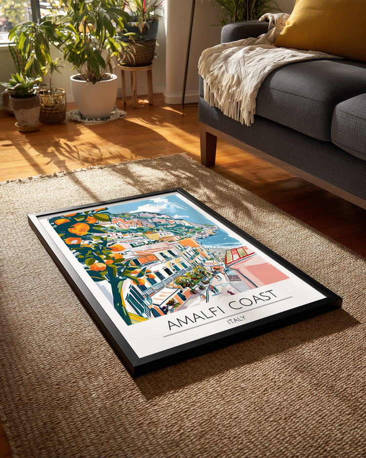 Amalfi İtalya Poster Tablosu