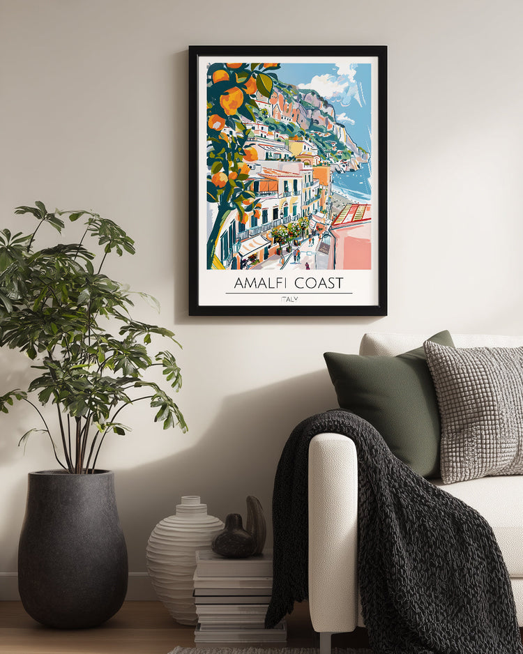 Amalfi İtalya Poster Tablosu