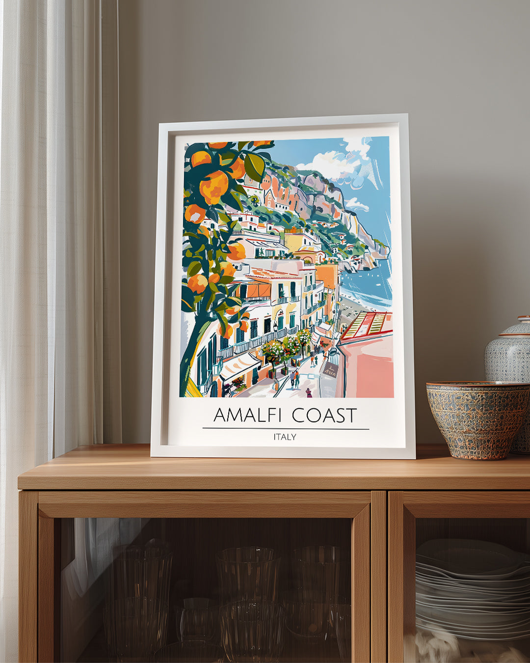 Amalfi İtalya Poster Tablosu
