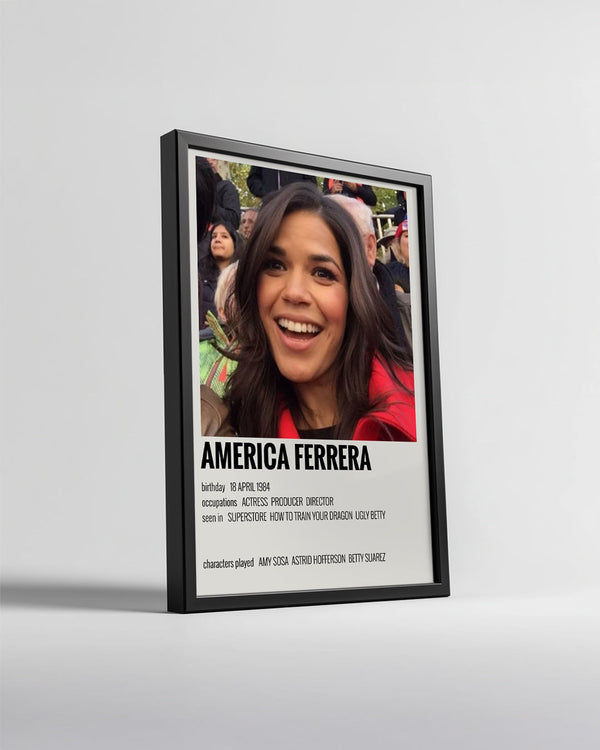 America Ferrera Poster Tablosu