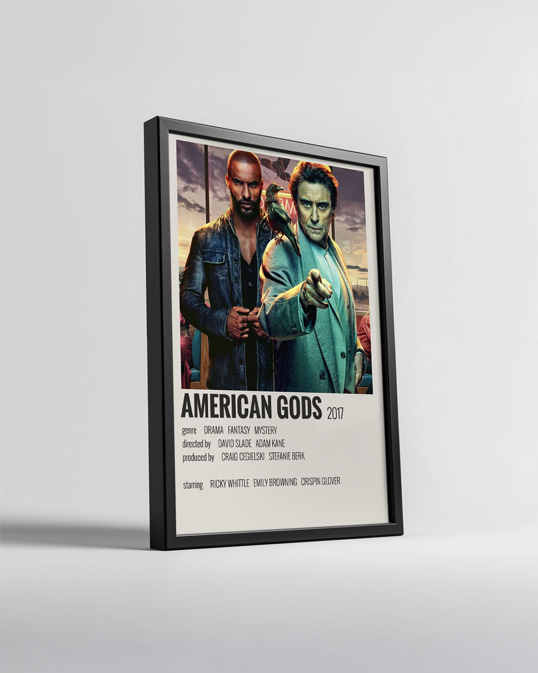 American Gods Poster Tablosu