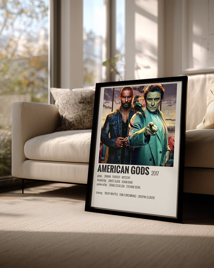 American Gods Poster Tablosu